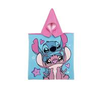 ARDITEX WD17716 Poncho en microfibre avec capuche de 50 x 50 cm de Disney-Lilo & Stitch