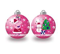 ARDITEX EONE-Peppa Pig PP14019 Lot de 10 Boules de Noël Diamètre 6 cm