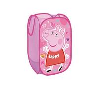 Generique Panier à linge Peppa Pig – 36×36×58 cm – Multicolore – Pliable – Pratique