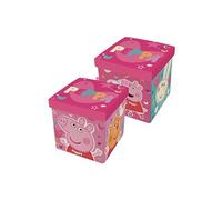 ARDITEX PP14451 Siège Range-tout Textile 30x30x30cm de EONE-Peppa Pig G