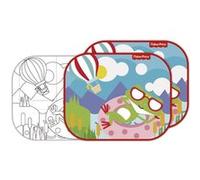 ARDITEX Protecteurs Solaires Pour Fenêtres motif grenouille verte - 2 unités multicolore G