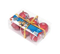 ARDITEX PW14024 Lot de 6 boules de sapin de Noël diamètre 8cm de NICKELODEON-Paw Patrol