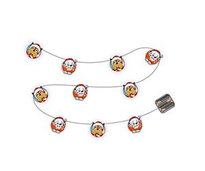 ARDITEX PW14028 Guirlande lumineuse de Noël avec 10 LED chaudes 165 cm en Nickelodeon-Pat' Patrouille