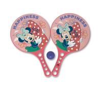 Arditex Raquette de Plage Enfant, Set de 2 Raquettes + 1 Balle, Jeu de Plage en Plastique PP, Plusieurs Designs, 21,5 x 35 cm