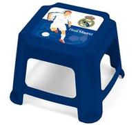 ARDITEX RM13733 Tabouret En Plastique 27x27x21cm de CLUBS-Real Madrid CF multicolore G