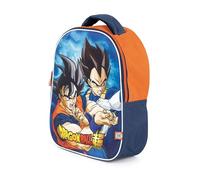 ARDITEX - Sac à dos enfant 3D Dragon Ball avec Goku et Vegeta - 26x32x10cm - Couleur Bleu - Parfait pour garçons - Idéal pour la maternelle et l’école primaire
