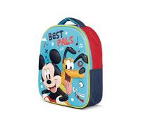 ARDITEX - Sac à dos enfant 3D Mickey de Disney - 26x32x10cm - Couleur Bleu - Parfait pour garçons - Idéal pour la maternelle et l’école primaire
