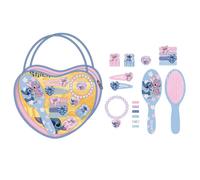 ARDITEX, Disney Stitch Accessoires pour Cheveux avec Trousse Stitch, avec Pince Cheveux, barrette, et Bien d'Autres Encore, Parfait Comme Cadeau pour Enfant, Anniversaire, 11 Pieces