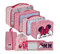 ARDITEX Set de voyage - Organisateur de bagages de 8 pièces Minnie, Minnie