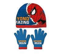 ARDITEX SM14790 Set de Gants Magiques et Bonnet en Polyester Marvel-Spiderman