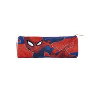 ARDITEX Spider-Man Trousse Cylindrique, 1 unité, 21 x 7 x 7 cm | Trousse cylindrique en polyester avec fermeture éclair pour crayons, stylos et petites fournitures scolaires.