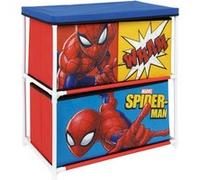 ARDITEX - SPIDERMAN - Meuble de rangement 3 corbeilles rouge pour enfants 53x30x60cm Bleu G