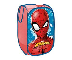 ARDITEX Spiderman Panier de Rangement, Polyester, Rouge, 36 x 36 x 58 cm