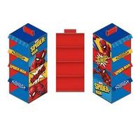 ARDITEX SPIDERMAN - Rangement 4 niveaux 29x28x65 cm Bleu