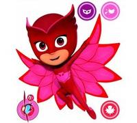 Arditex stickers muraux Masques PJ Masques Owlette 2 feuilles autocollantes G