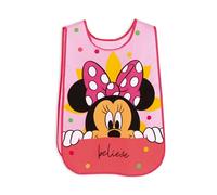 ARDITEX Tablier sans manches MINNIE MOUSE 40x33 cm - Taille unique 2-4 ans - PVC avec élastiques latéraux - Parfait pour les activités manuelles et scolaires
