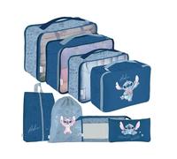 Arditex Organisateur de voyage 8 unités Bleu Taille unique