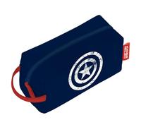 ARDITEX, Trousse de Toilette Captain America, Imperméable avec Fermeture à Glissière, Idéal pour l’École, Voyage Accessoires ou Les Petites Affaires, 100% PU, 3 x 22 x 8 cm