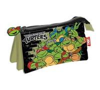 ARDITEX Trousse multi poches - Les Tortues Ninja - 21x11 cm multicolore G
