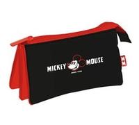 ARDITEX Trousse multi poches - Tête De Mickey Mouse - 21x11 cm multicolore G