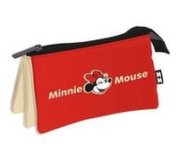 ARDITEX Trousse multi poches - Tête De Minnie Mouse - 21x11 cm multicolore G