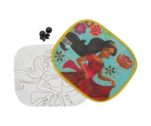 Arditex wd111543 Disney Elena avalor Lot de 2 pare-soleil latéraux + Film de protection d'écran pour peindre. 44 x 1 x 36 cm avec ventouses