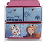 meuble Avec 4 Conteneurs Textiles 53x30x60cm - La Reine des Neiges II