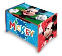 Disney Nixy Children Mickey Mouse Coffre à jouets et banc en bois