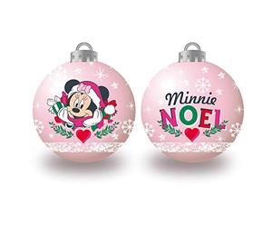 ARDITEX WD14012 Lot de 10 Boules de Sapin de Noël diamètre 6 cm de Disney-Minnie