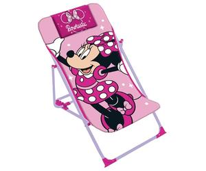 ARDITEX WD16122 Chaise longue pliable Disney-Minnie 43 x 66 x 61 cm