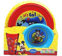 Arditex wd8986 - Set petit-déjeuner de 3 pièces Motif Mickey Mouse