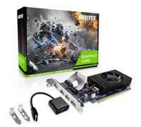 ARDIYES GT 740 Carte graphique GDDR5 4 Go GPU à profil bas, 4 ports HDMI pour configuration multi-moniteurs, PCI Express 3.0 x16, refroidissement silencieux, idéale pour le bureau et le home cinéma