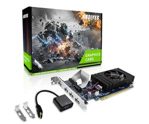 ARDIYES GT 740 Carte graphique GDDR5 4 Go GPU à profil bas, 4 ports HDMI pour configuration multi-moniteurs, PCI Express 3.0 x16, refroidissement silencieux, idéale pour le bureau et le home cinéma