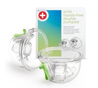 Ardo Pompe double mains libres avec inserts de coque de poitrine de 24 mm et 19 mm et cordon pour ARDO Alyssa. Compatible avec tous les tire-lait électriques ARDO Accessoires d'allaitement de
