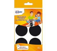 [ARDO30-10] Avery Lot de 10 ARDO30s - 30 étiquettes ardoise rondes- Ø48 mm