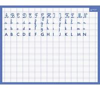 Ardoise Effaçable A Sec Alphabet/Seyes 26,5 X 21Cm