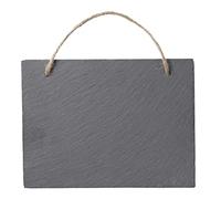 Ardoise avec crochet de suspension 20 x 15 cm