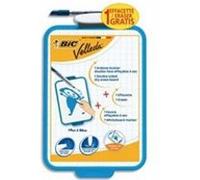 BIC Velleda Ardoise Ecolier Double Face Effaçable + Feutre Bleu Effaçable + Effacette - Turquoise x1