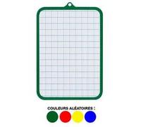 Ardoise - Blanche - 2 faces - 28x16,5cm - Effaçable - Scolaire - Wonday