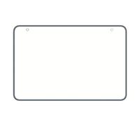 Ardoise blanche double face Velleda - 60 x 90 cm