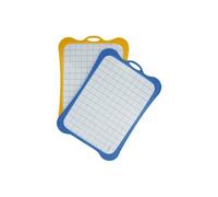 Ardoise blanche Maped avec 1 porte accessoires + 1 brosse + 1 feutre bleu