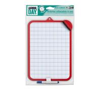 Ardoise blanche - Seyes - 18,5x26cm - Feutre inclus - Brosse incluse - Mixte enfant