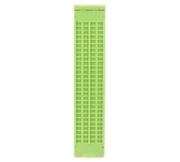 Ardoise braille portable en plastique 4 lignes 28 cellules et stylet Braille Outil d'apprentissage Accessoire