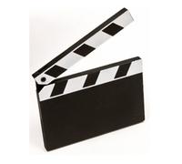 Générique 1 Marque-Place Clap de cinéma 8 cm x 6,2 cm