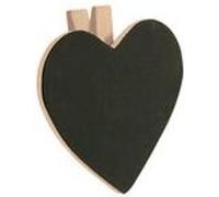 Ardoise Coeur Sur Pince Naturel G