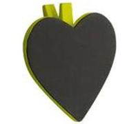 Ardoise Coeur Sur Pince Vert G