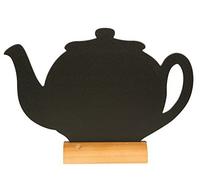 Ardoise De Table En Forme De Théière - Menu - Décoration De Table - Securit