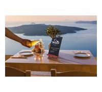 Ardoise de table JUNIOR avec chevalet, acajou