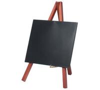 Ardoise de table MINI avec trépied, acajou