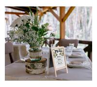 Ardoise de table MINI avec trépied, hêtre